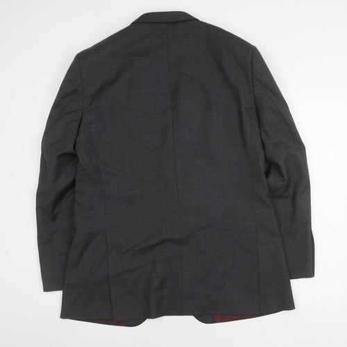 T.M. Lewin Men's Grey Suit Jacket, 42 R