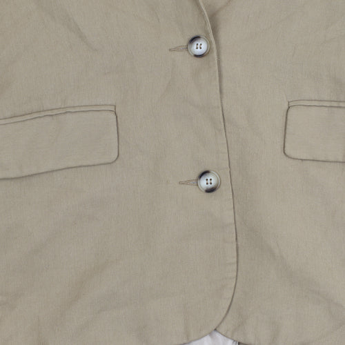 Topshop Beige Women's Blazer Size 6