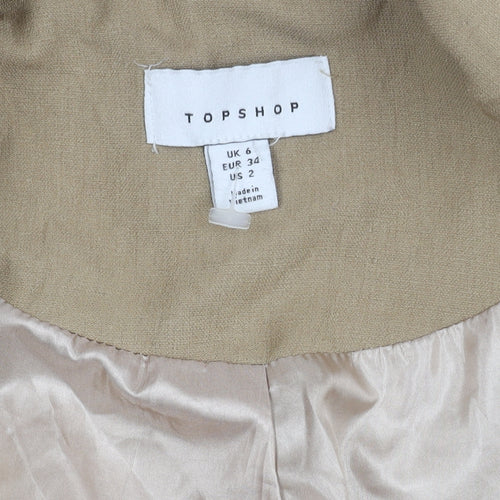 Topshop Beige Women's Blazer Size 6