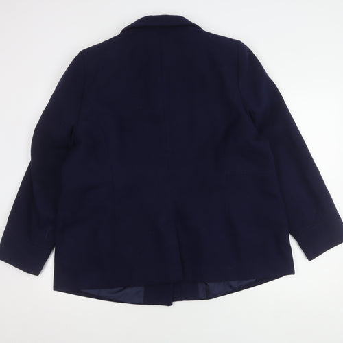 Anthology Blue Women's Size 20 Coat - Excellent Condition