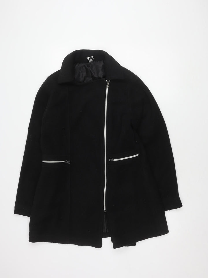 La Redoute Women's Black Wool Jacket, Size 10