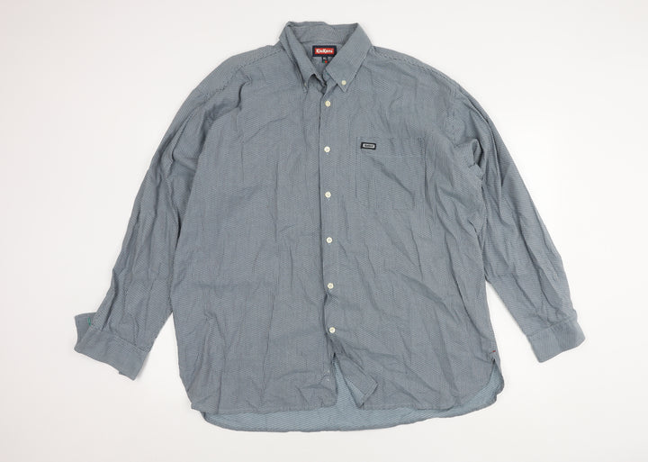 Kickers Men's XL Blue Button-Up Shirt