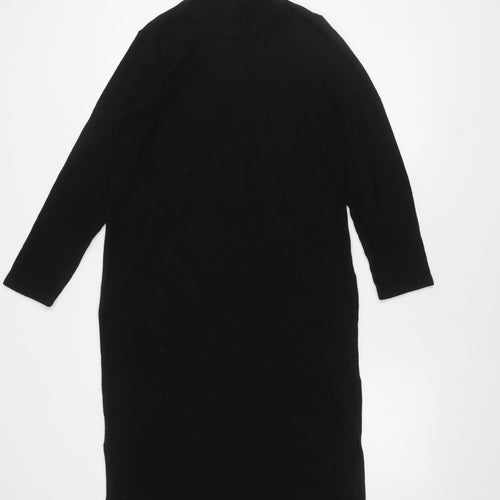 Marks and Spencer Women's Black Dress 12 High Neck