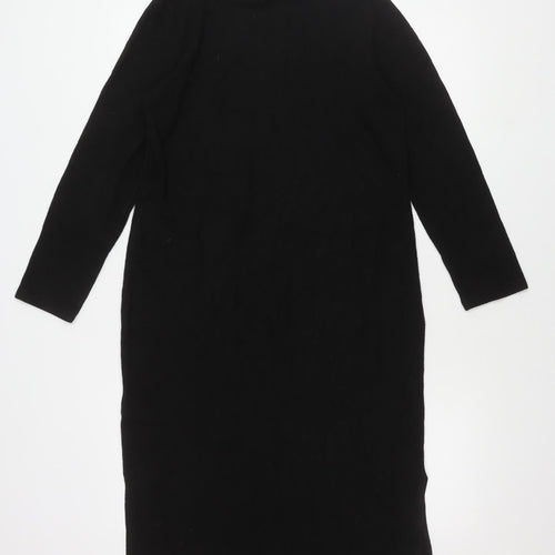 Marks and Spencer Women's Black Dress 12 High Neck