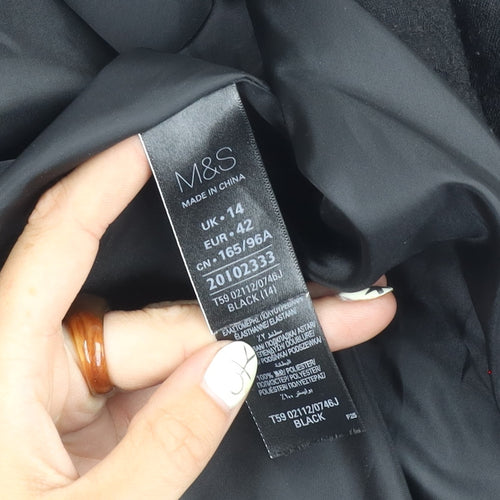 Marks and Spencer Women's Black Blazer Size 14