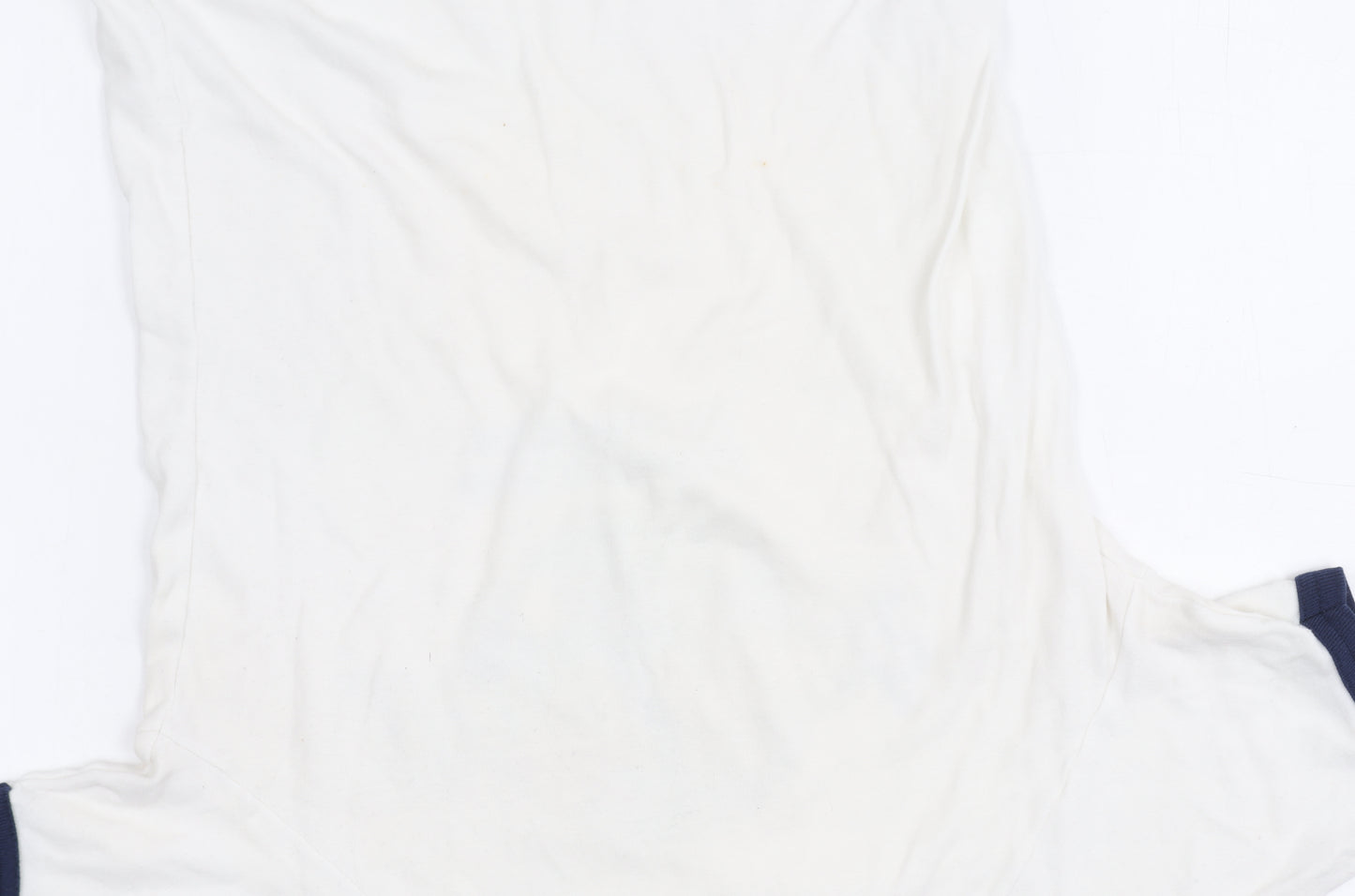 Hard Rock Cafe Women's White Ringer T-Shirt M