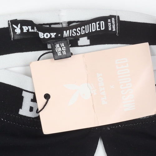 Missguided Women's Black Bralette, Size 14, Non-Wired