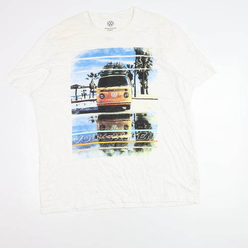 Volkswagen Men’s White 2XL Graphic T-Shirt