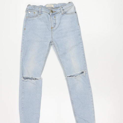 River Island Girls Blue Skinny Jeans, Size 10 Years