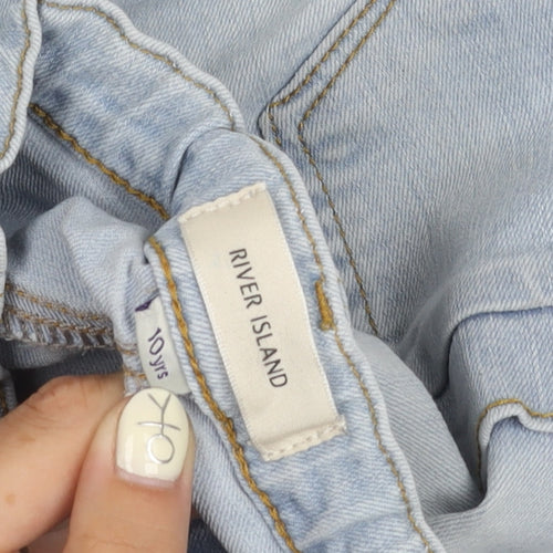 River Island Girls Blue Skinny Jeans, Size 10 Years