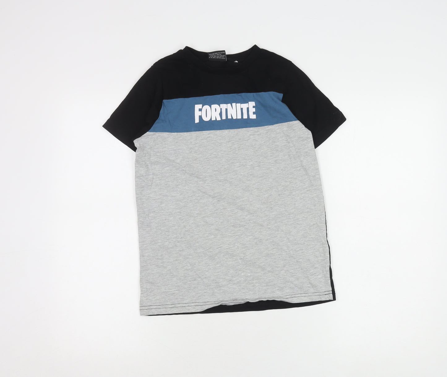 Vanilla Underground Boys Fortnite T-Shirt - Black/Blue/Grey, S
