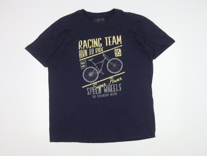 Merch Men's Blue 2XL Sports Graphic T-Shirt
