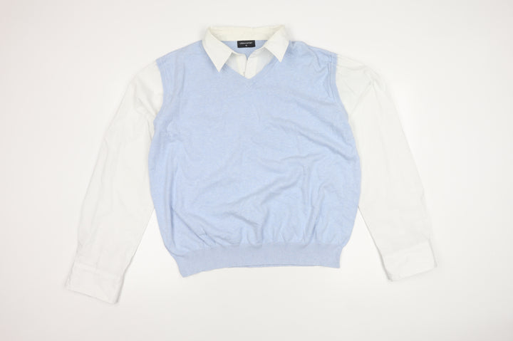 Urban Spirit Women's Blue Button-Up Shirt - XL