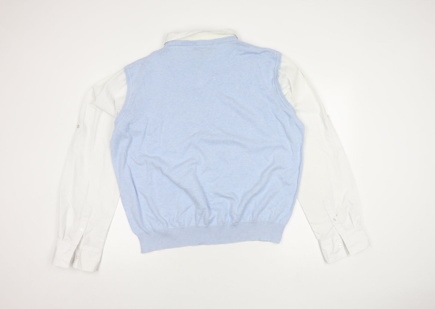 Urban Spirit Women's Blue Button-Up Shirt - XL