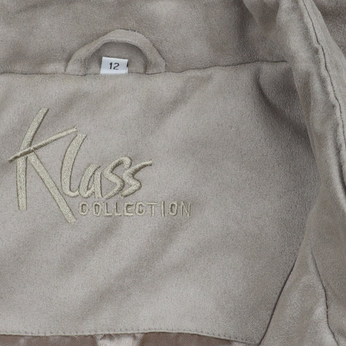 Klass Collection Women's Beige Jacket Size 12