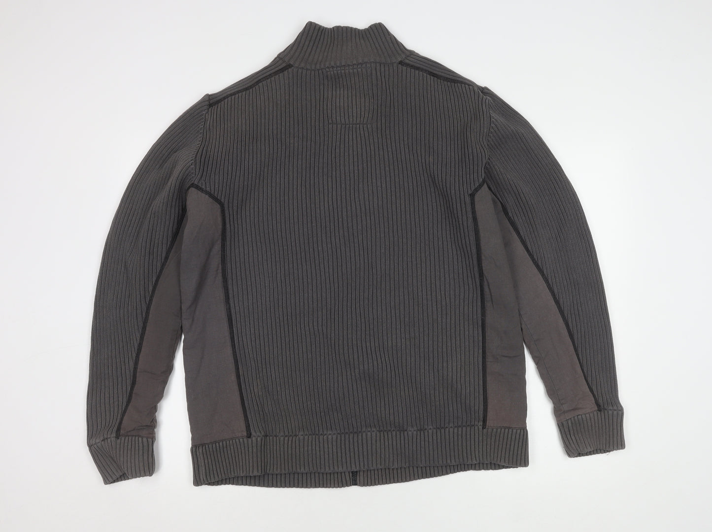 Next Men's Grey XL Cotton Casual Jacket