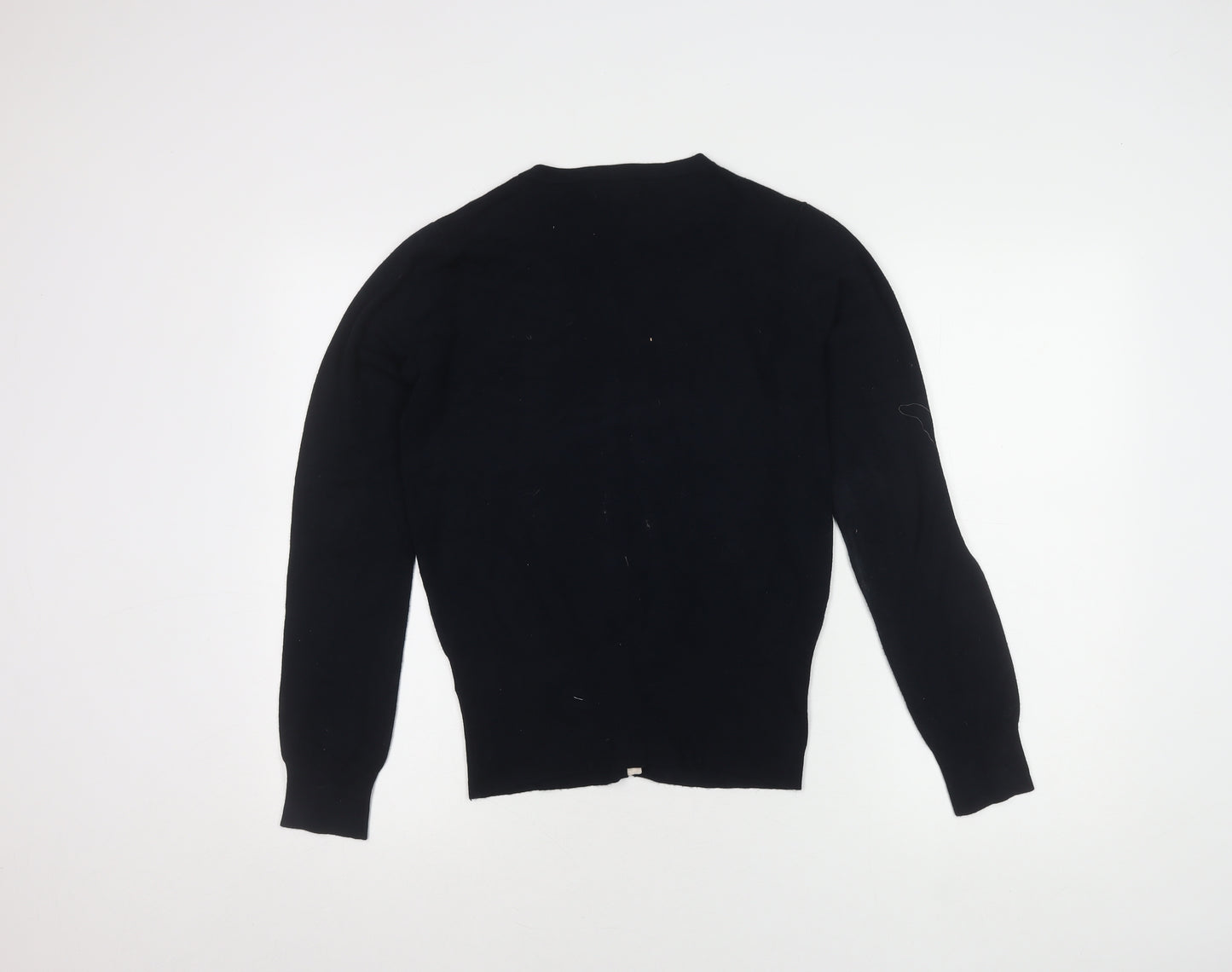 Linea Women's Black Cardigan, S, Round Neck, Casual