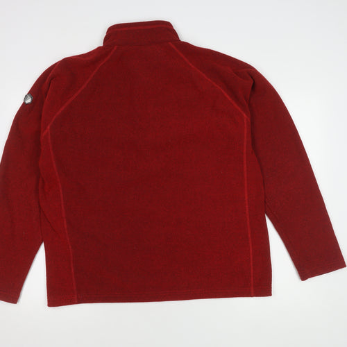 Regatta Men's XL Red Fleece Pullover with Logo