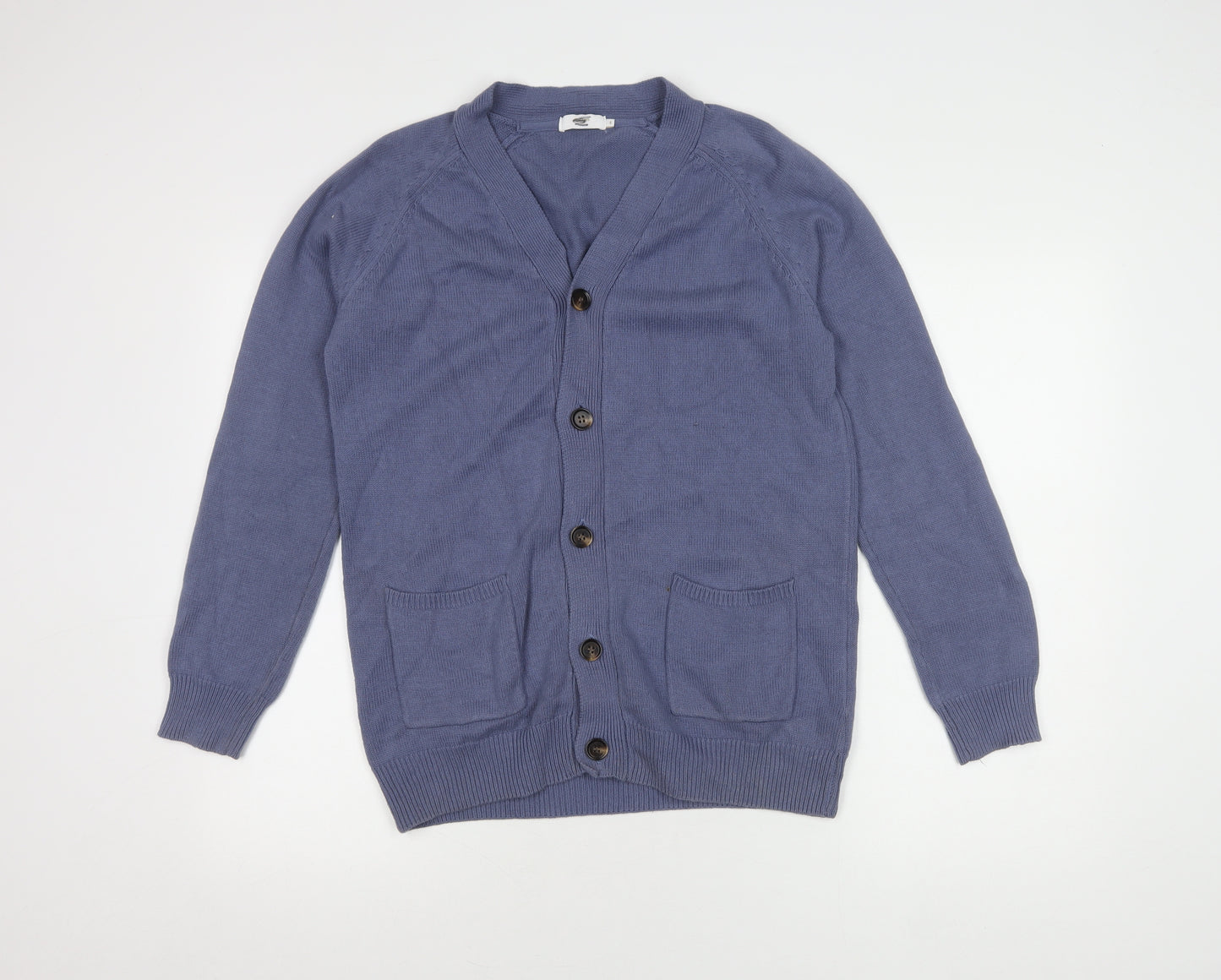 Cotton Traders Women’s Blue Cardigan - Size S