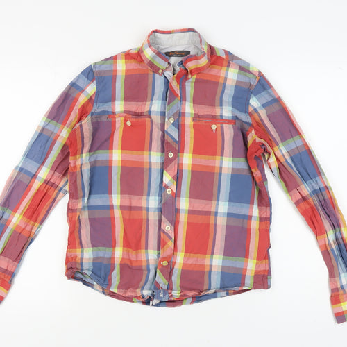 Ben Sherman Men's Multicoloured Plaid Shirt M