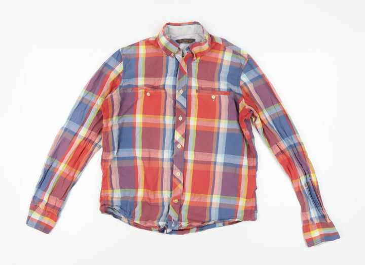 Ben Sherman Men's Multicoloured Plaid Shirt M