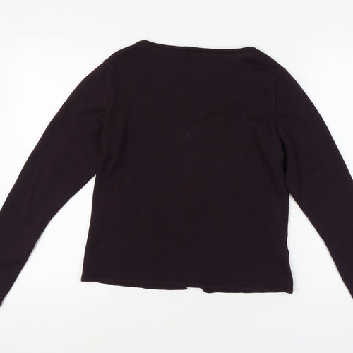Laura Ashley Women's Purple Cardigan Size 16