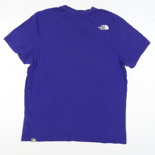 The North Face Men's Blue Logo T-Shirt Size L