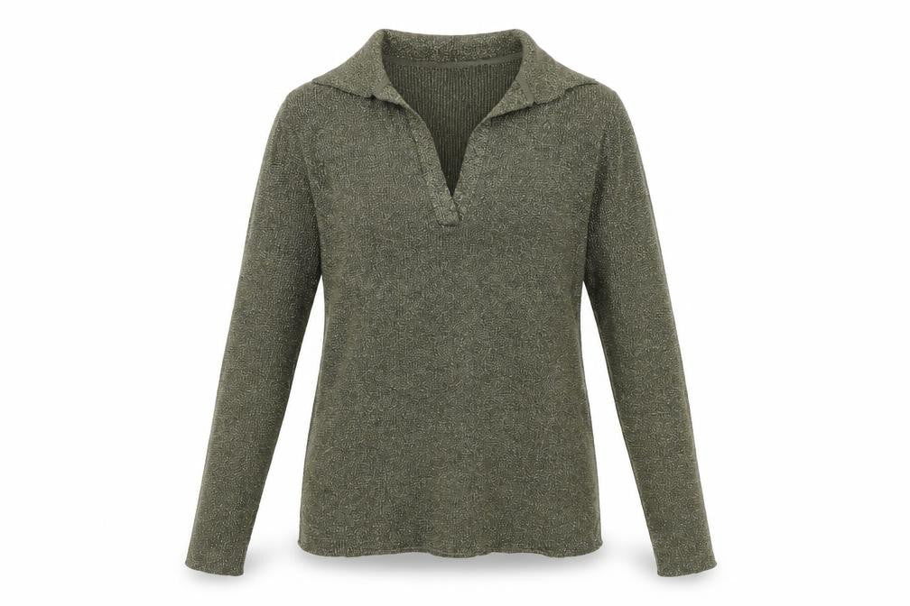 Front view of White Stuff Women’s Green Jumper Long Sleeve UK 8