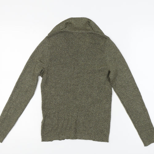 White Stuff Women’s Green Jumper Long Sleeve UK 8