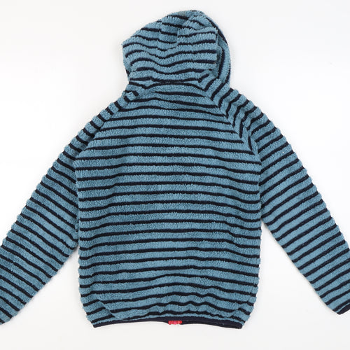 Hi Gear Girls Blue Hooded Striped Jacket 13-14 Years