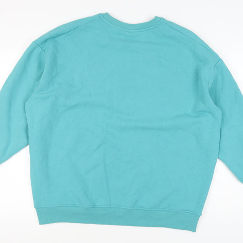 Disney Women's Blue Pullover Sweatshirt L