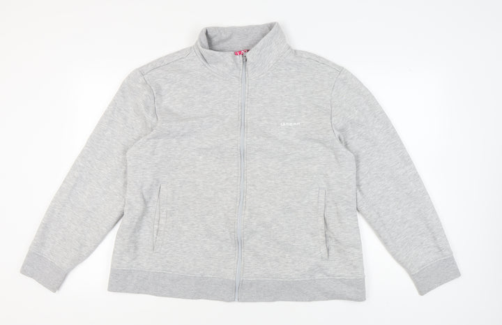 LA Gear Women's Grey Full Zip Sweatshirt Size 22