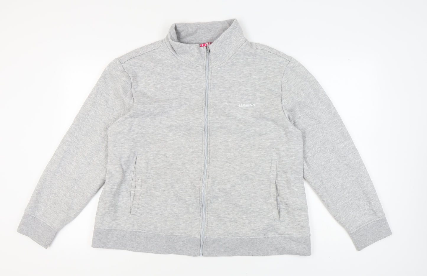 LA Gear Women's Grey Full Zip Sweatshirt Size 22