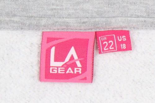 LA Gear Women's Grey Full Zip Sweatshirt Size 22