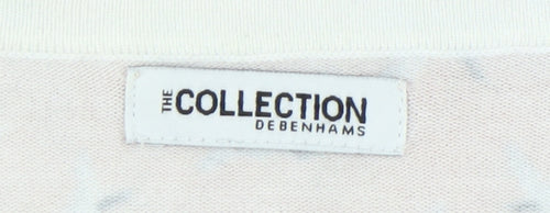 Debenhams Women's Pink Animal Print Pullover Jumper Size 16