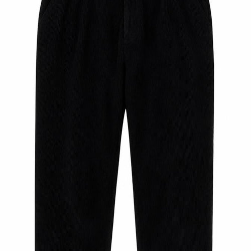 Harvey Parker Men's Black Corduroy Trousers Size 44