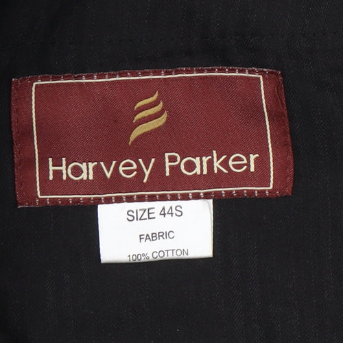 Harvey Parker Men's Black Corduroy Trousers Size 44