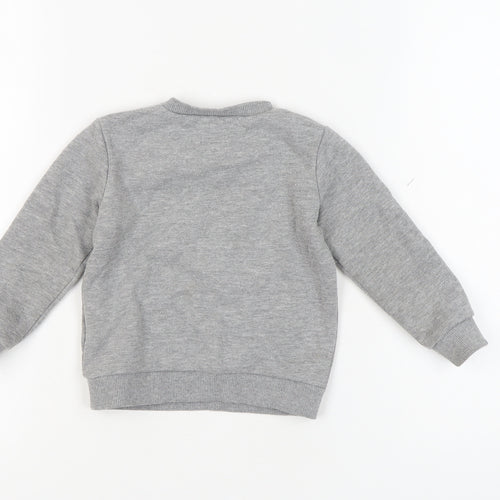 Converse Boys Grey Pullover Sweatshirt 2 Years