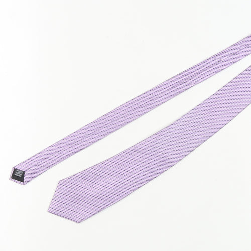 Dehavilland Men's Purple Silk Tie