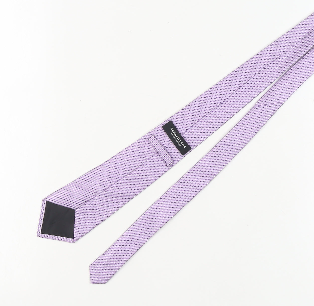Dehavilland Men's Purple Silk Tie
