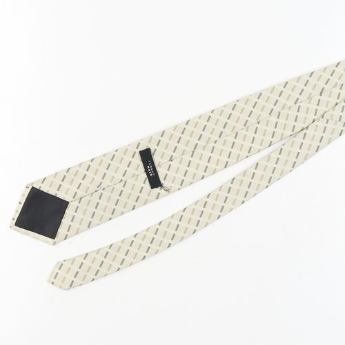 Thomas Nash Men's Beige Plaid Tie, Excellent Condition
