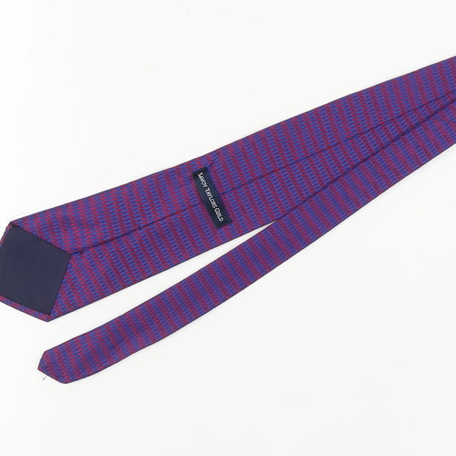 Savoy Taylors Guild Men's Purple Silk Slim Tie