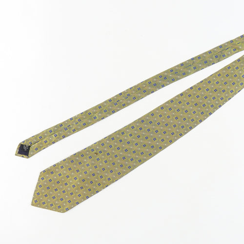 Van Heusen Men's Gold Geometric Silk Tie