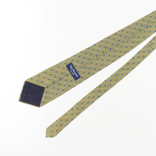 Van Heusen Men's Gold Geometric Silk Tie