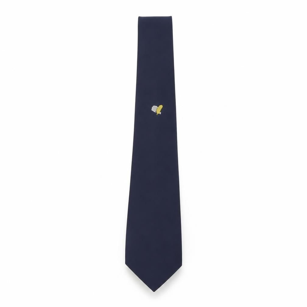 Front view of Toye, Kenning & Spencer Ltd Blue Silk Tie
