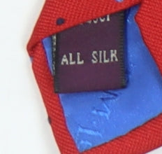 T.M.Lewin Red Polka Dot Silk Tie for Men