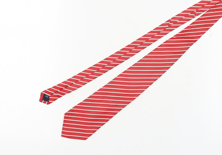 Charles Tyrwhitt Men’s Red Striped Silk Tie