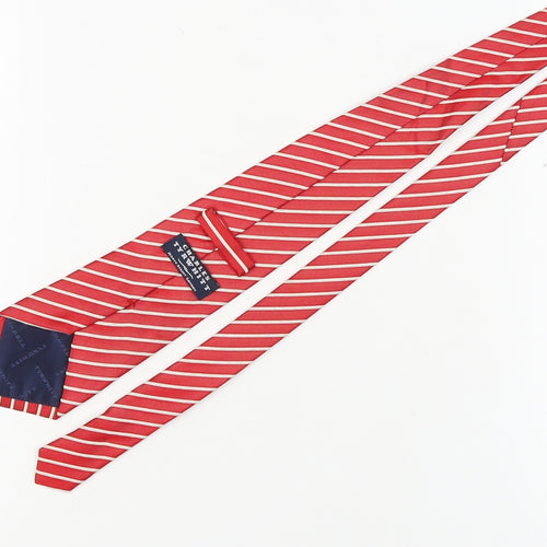 Charles Tyrwhitt Men’s Red Striped Silk Tie
