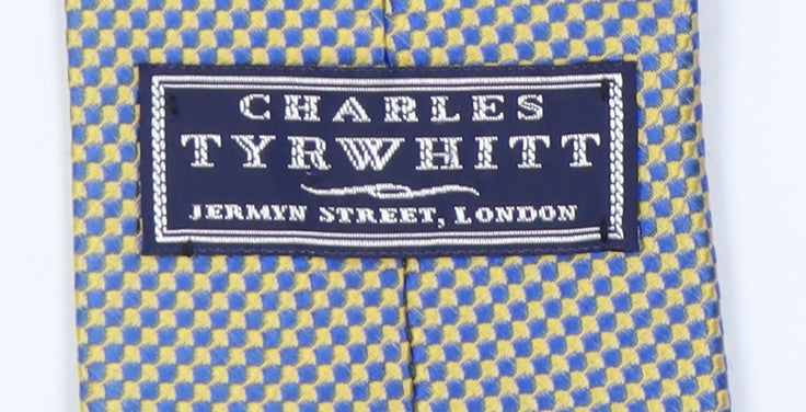 Charles Tyrwhitt Men's Multicoloured Silk Geometric Tie