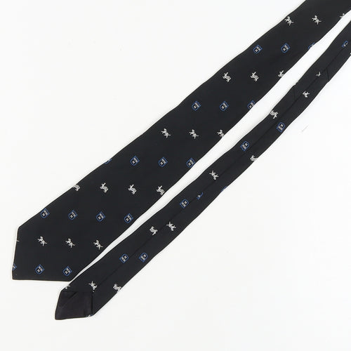 TM Lewin & Sons Men's Black Slim Silk Tie